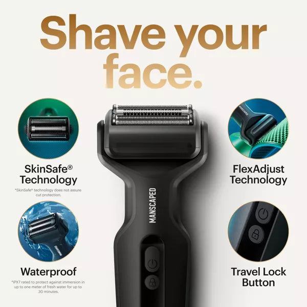 Manscaped The Chairman Plus Cordless Foil Shaver with Essentials Kit - Black | 75-00054 from Manscaped - DID Electrical
