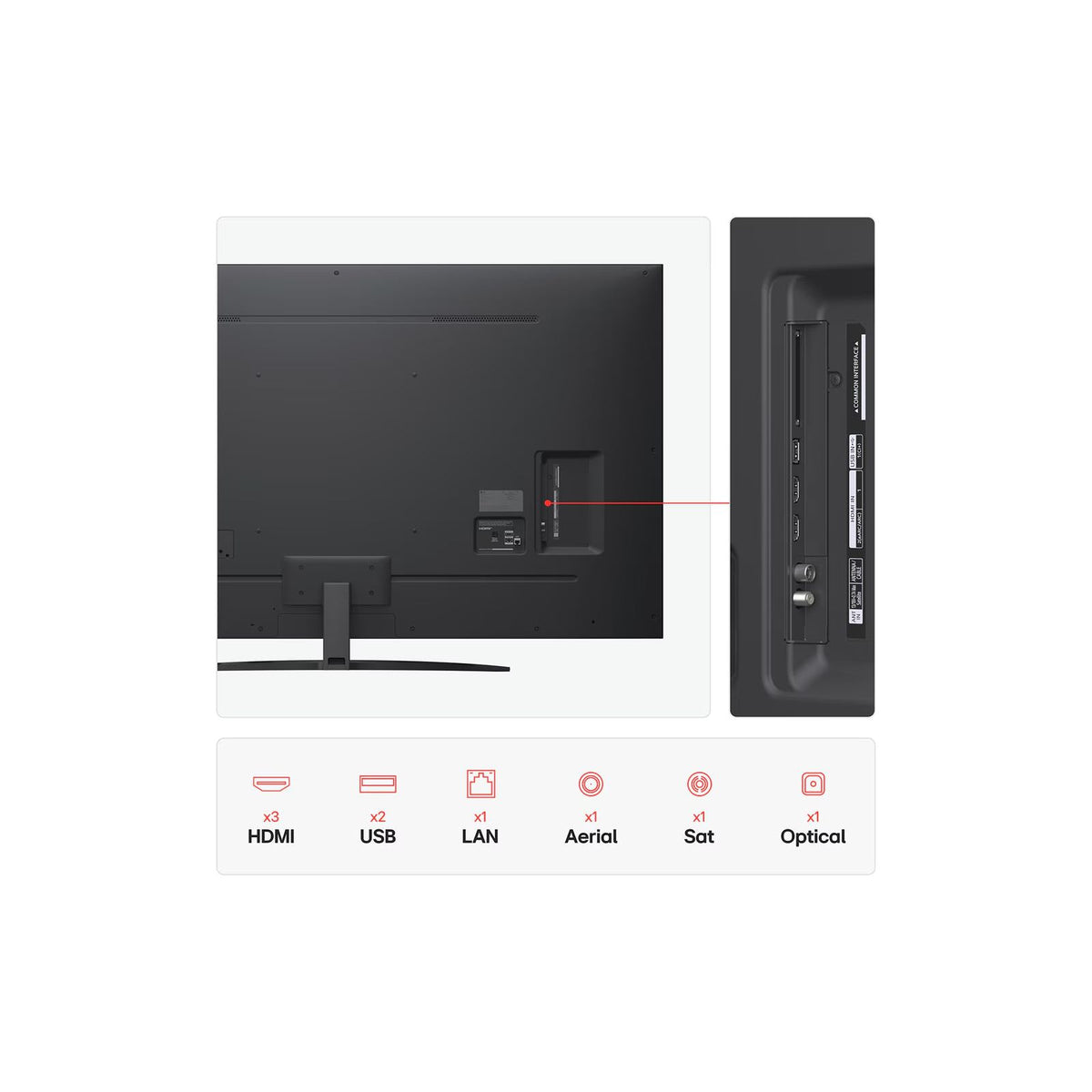 LG NanoCell AI NANO81 75&quot; 4K Smart TV - Black | 75NANO81A6A.AEK from LG - DID Electrical