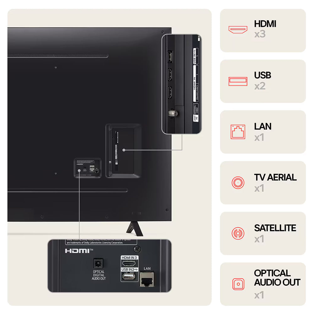 LG NanoCell NANO81 75&quot; 4K Smart TV - Black | 75NANO81T6A.AEK from LG - DID Electrical