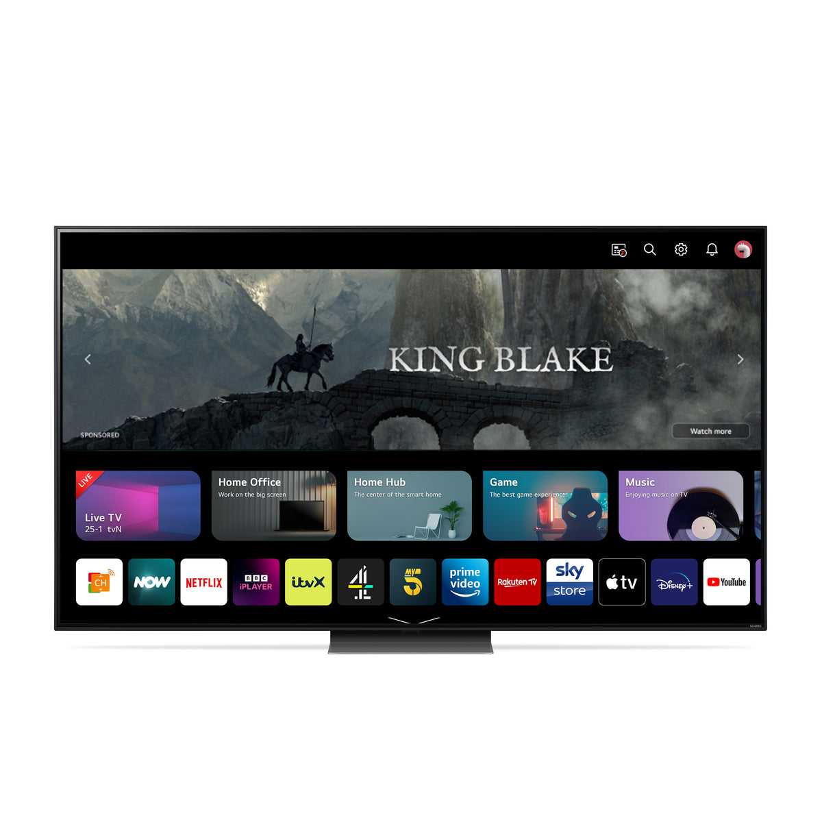 LG QNED82 75&quot; 4K Ultra HD LED Smart TV - Black | 75QNED826RE.AEK from LG - DID Electrical