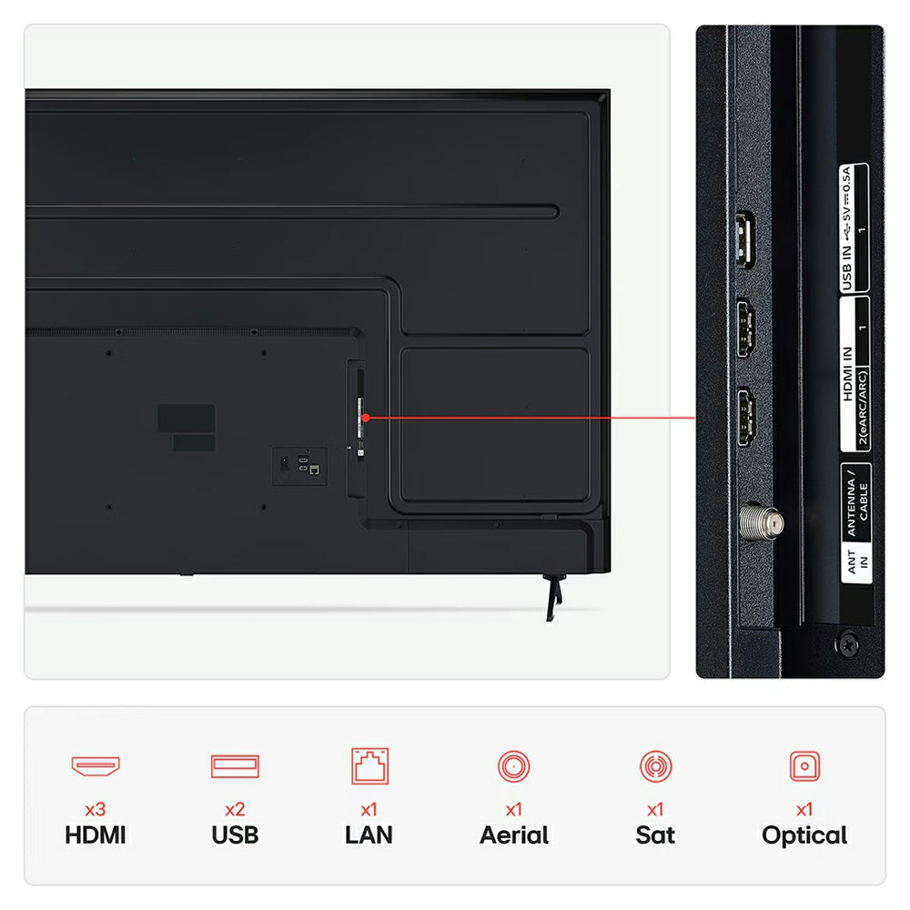 LG AI UA75 75&quot; 4K Smart TV - Black | 75UA75006LA.AEKQ from LG - DID Electrical