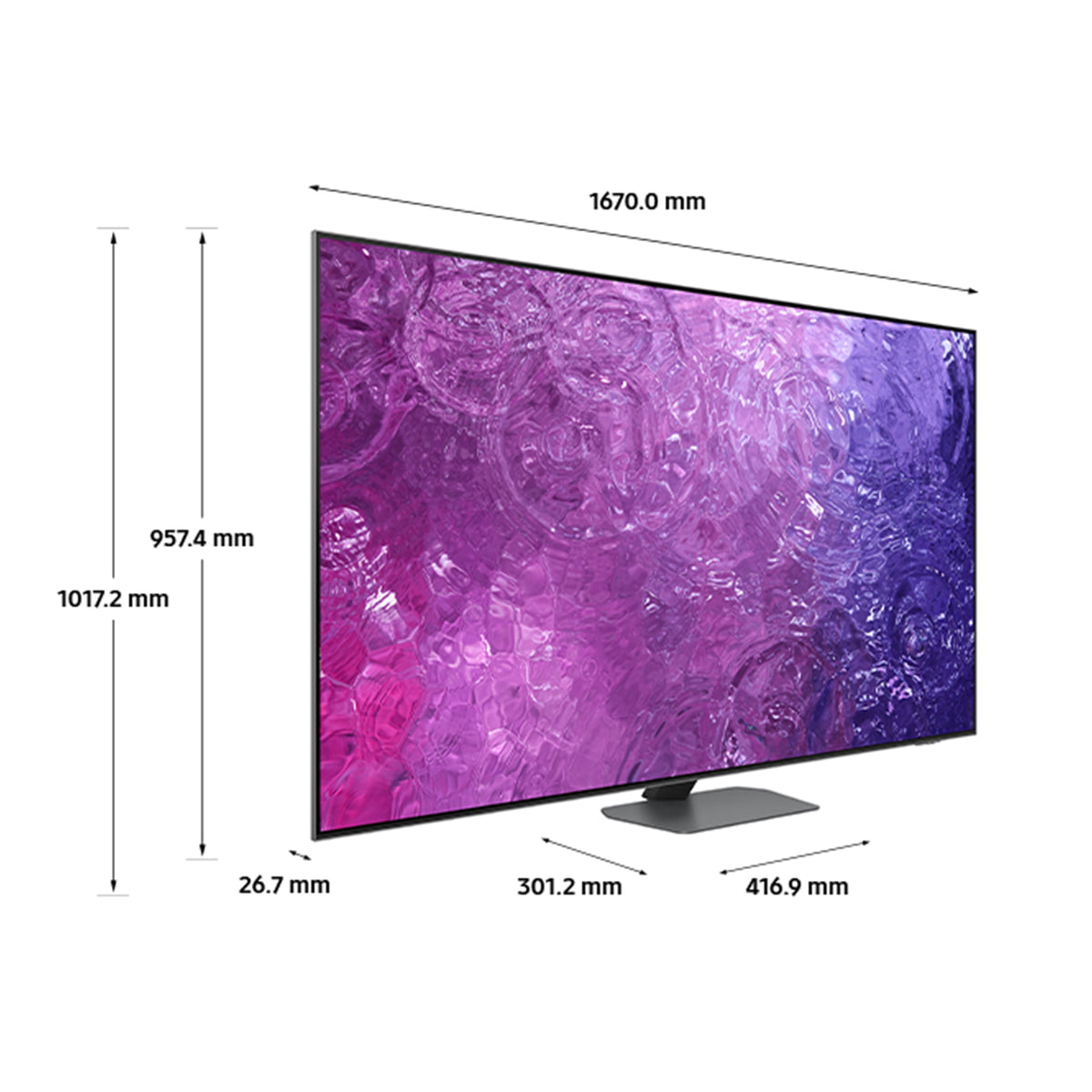 Samsung 75&quot; QN90C 4K HDR Neo QLED Smart TV - Black | QE75QN90CATXXU from Samsung - DID Electrical