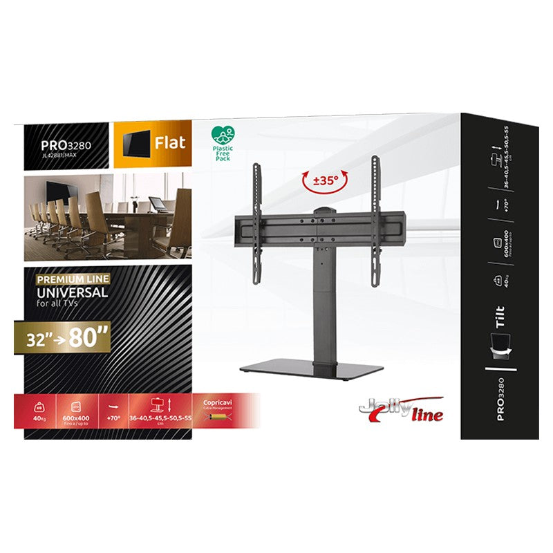 Supporto TV 23 Max 20 Kg VESA 100x100 Orientabile ELB-1023/2 GBS Elettronica Supporto TV 23 Max 20 Kg VESA 100x100 Orientabile ELB-1023/2 GBS Elettronica