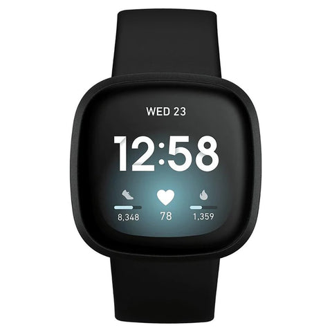 Fitbit Versa 3 Health & Fitness Smart Watch - Black | 79-FB511BKBK