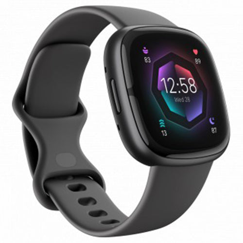 Fitbit Sense 2 Health &amp; Fitness Smart Watch - Shadow Grey &amp; Graphite | 79-FB521BKGB from Fitbit - DID Electrical