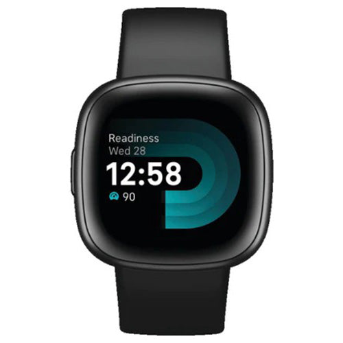 Fitbit Versa 4 Health &amp; Fitness Smart Watch - Black &amp; Graphite | 79-FB523BKBK from Fitbit - DID Electrical