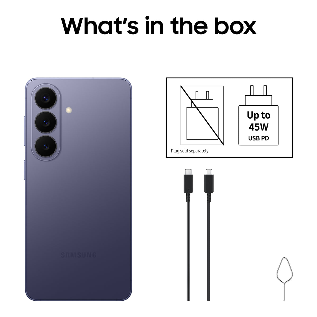 Samsung Galaxy S26 256GB 5G Smartphone - Cobalt Violet | SM-S942BZVGEUB from Samsung - DID Electrical