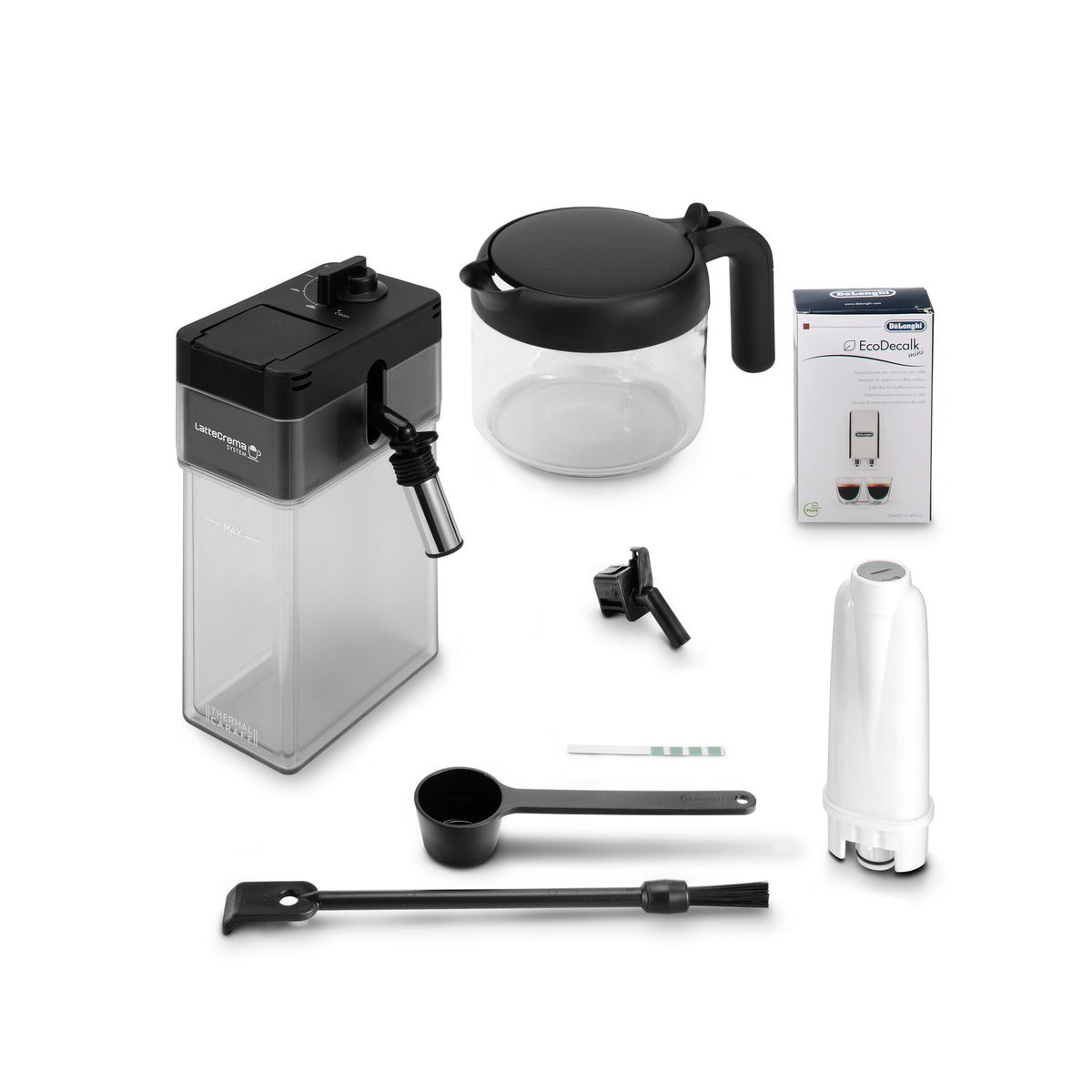 DeLonghi PrimaDonna Soul 2.2L Automatic Coffee Machine - Metal Black | ECAM610.75.MB