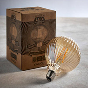 Brilliant 4W LED Decorative Filament Bulb - Amber | 80179 from Brilliant - DID Electrical