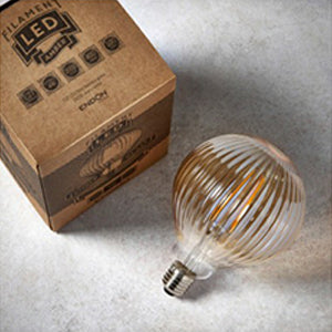 Brilliant 4W LED Decorative Filament Bulb - Amber | 80179 from Brilliant - DID Electrical