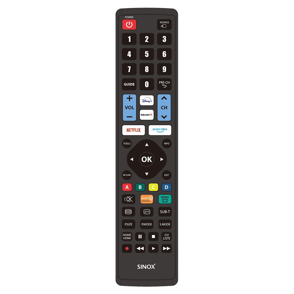 Sinox Replacement Remote Control for Samsung TVs - Black | 805472 from Sinox - DID Electrical