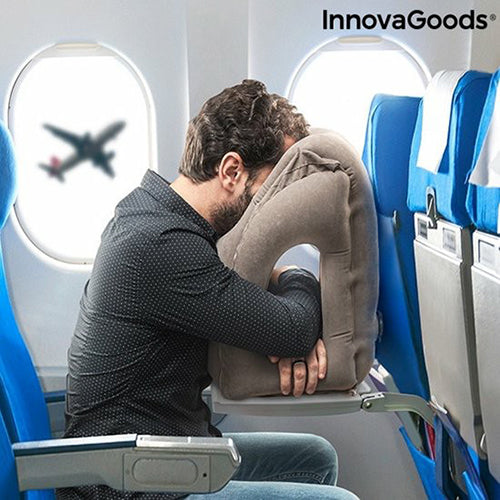 Innovagoods Adjustable Travel Pillow with Carry Case- Blue | 815806 from Innovagoods - DID Electrical