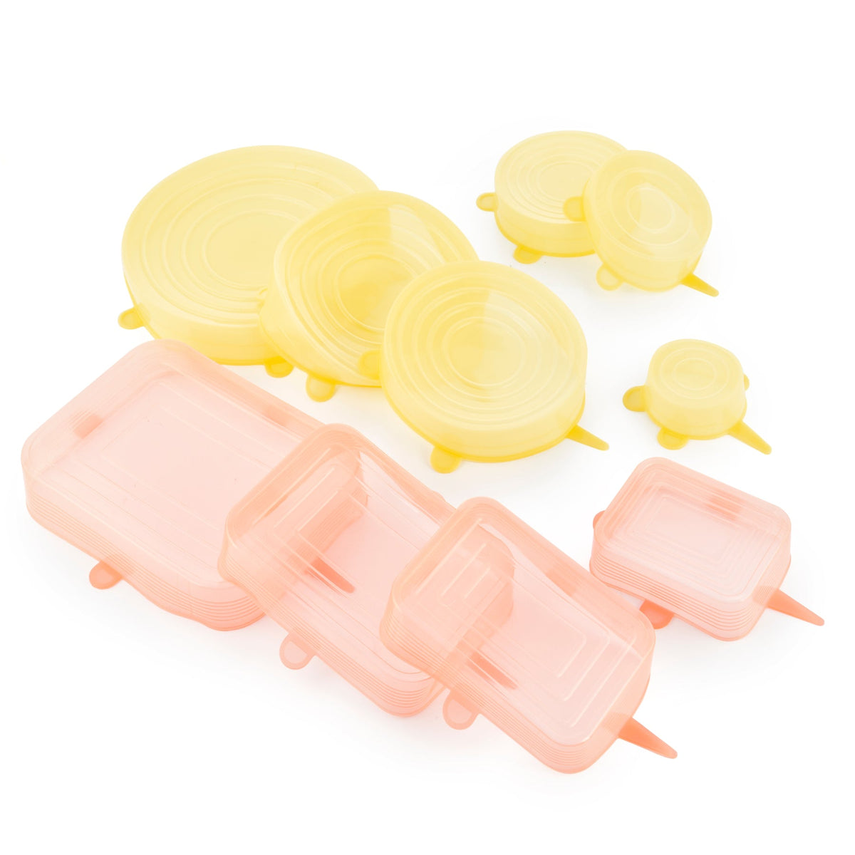 Innovagoods Reusable and Adjustable Kitchen Lids Lilyd Set of 10 - Multicolour | 823467 from Innovagoods - DID Electrical