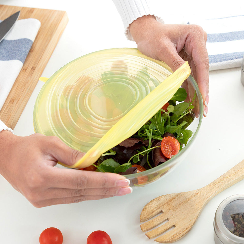 Innovagoods Reusable and Adjustable Kitchen Lids Lilyd Set of 10 - Multicolour | 823467 from Innovagoods - DID Electrical