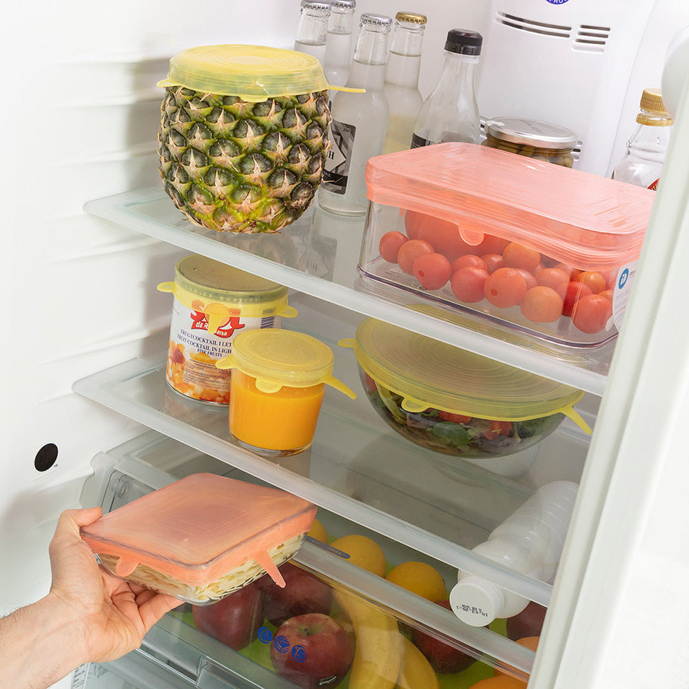Innovagoods Reusable and Adjustable Kitchen Lids Lilyd Set of 10 - Multicolour | 823467 from Innovagoods - DID Electrical