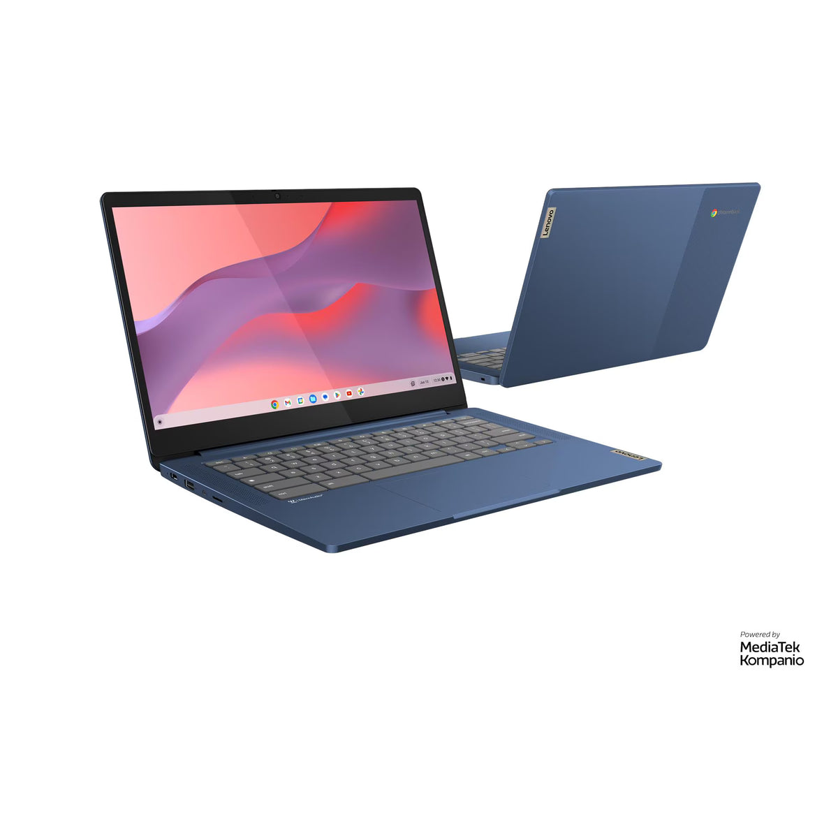 Lenovo IdeaPad Slim 3 MediaTek Kompanio 14" 4GB/128GB Chromebook - Abyss Blue | 82XJ000TUK