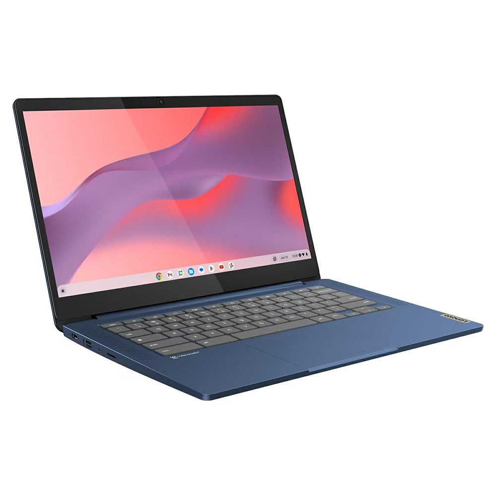Lenovo IdeaPad Slim 3 MediaTek Kompanio 14&quot; 8GB/128GB Chromebook - Abyss Blue | 82XJ001EUK from Lenovo - DID Electrical