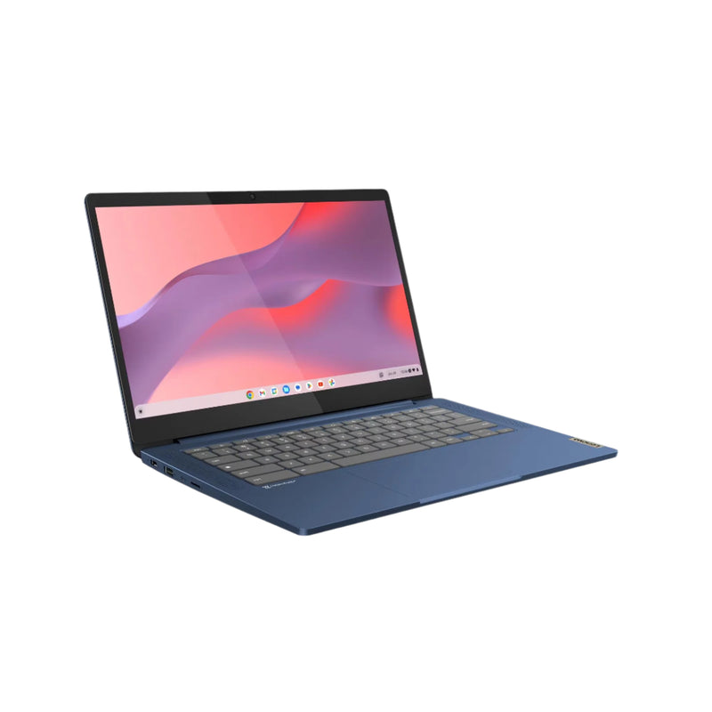 Lenovo IdeaPad Slim 3 MediaTek Kompanio 14" 8GB/128GB Chromebook - Abyss Blue | 82XJ001EUK from Lenovo - DID Electrical