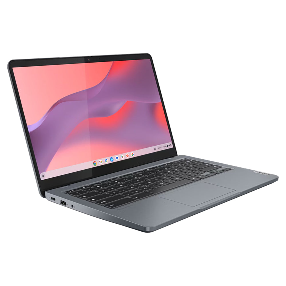 Lenovo IdeaPad Slim 3i Intel Core i3 14&quot; 8GB/256GB Chromebook Plus - Storm Grey | 83BN001EUK from Lenovo - DID Electrical