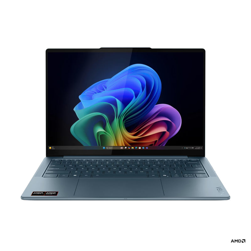Lenovo Yoga Slim 7 AMD Ryzen AI 5 14" 16GB/512GB Laptop - Tidal Teal | 83JY0076UK from Lenovo - DID Electrical