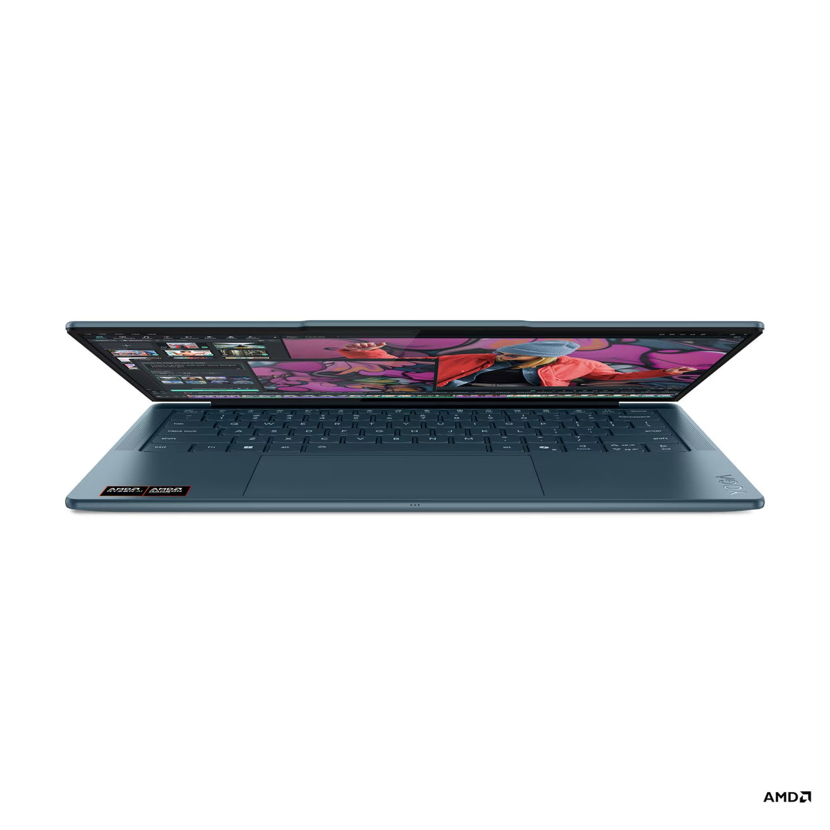 Lenovo Yoga Slim 7 AMD Ryzen AI 5 14" 16GB/512GB Laptop - Tidal Teal | 83JY0076UK from Lenovo - DID Electrical
