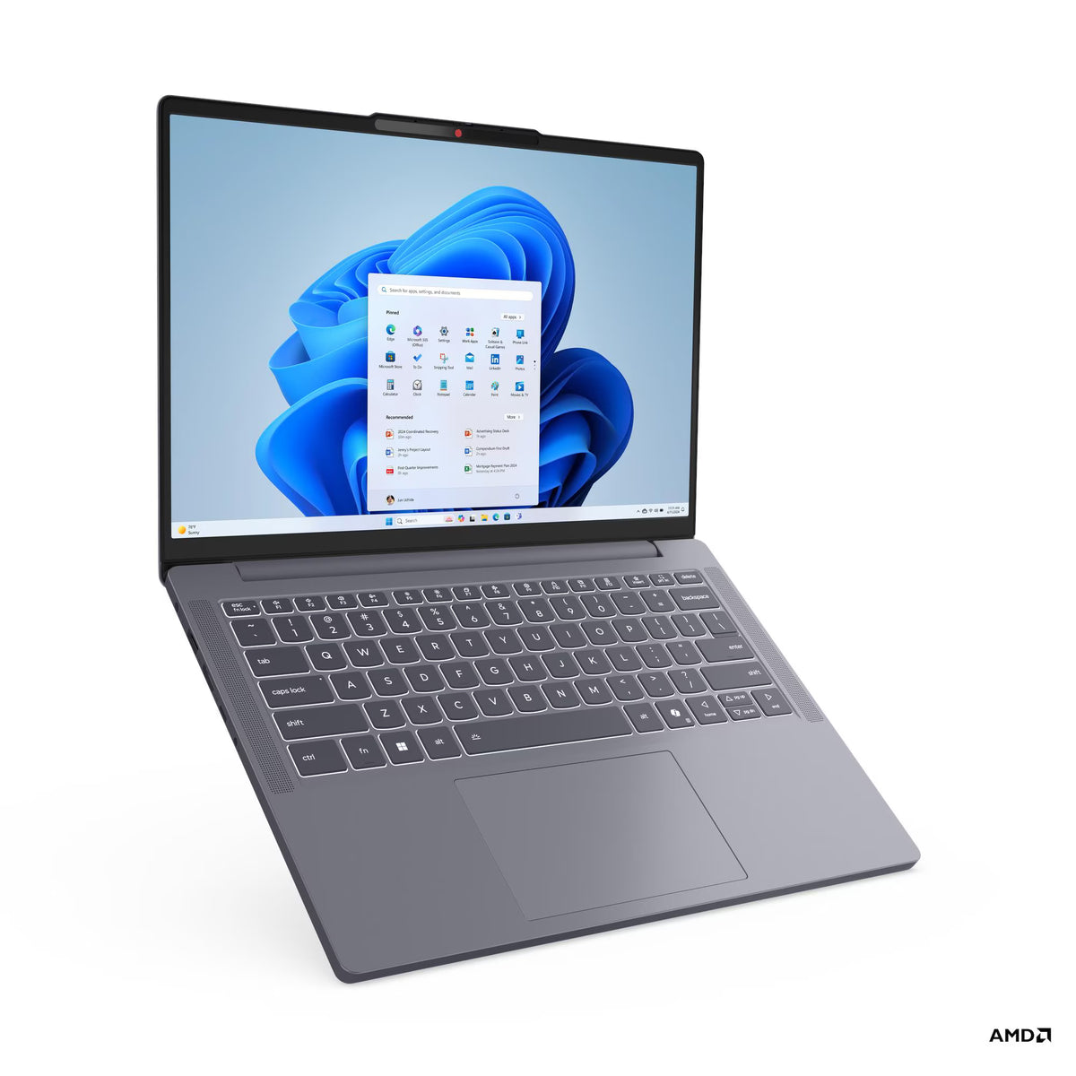 Lenovo IdeaPad Slim 3 AMD Ryzen 5 14" 8GB/256GB Laptop - Luna Grey | 83K60072UK