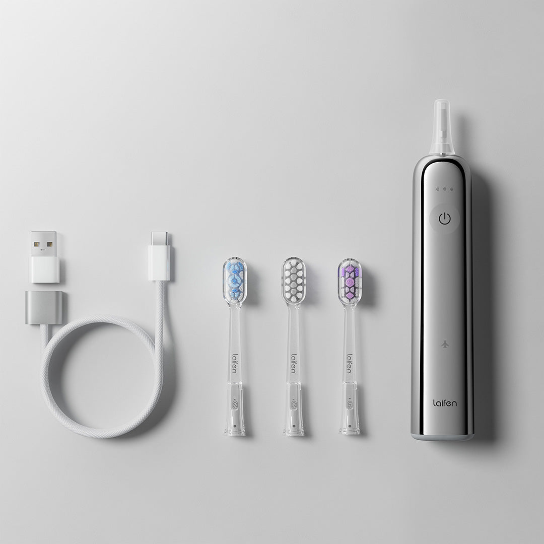 Laifen Wave Electric Toothbrush - Matted Stainless Steel | 853544