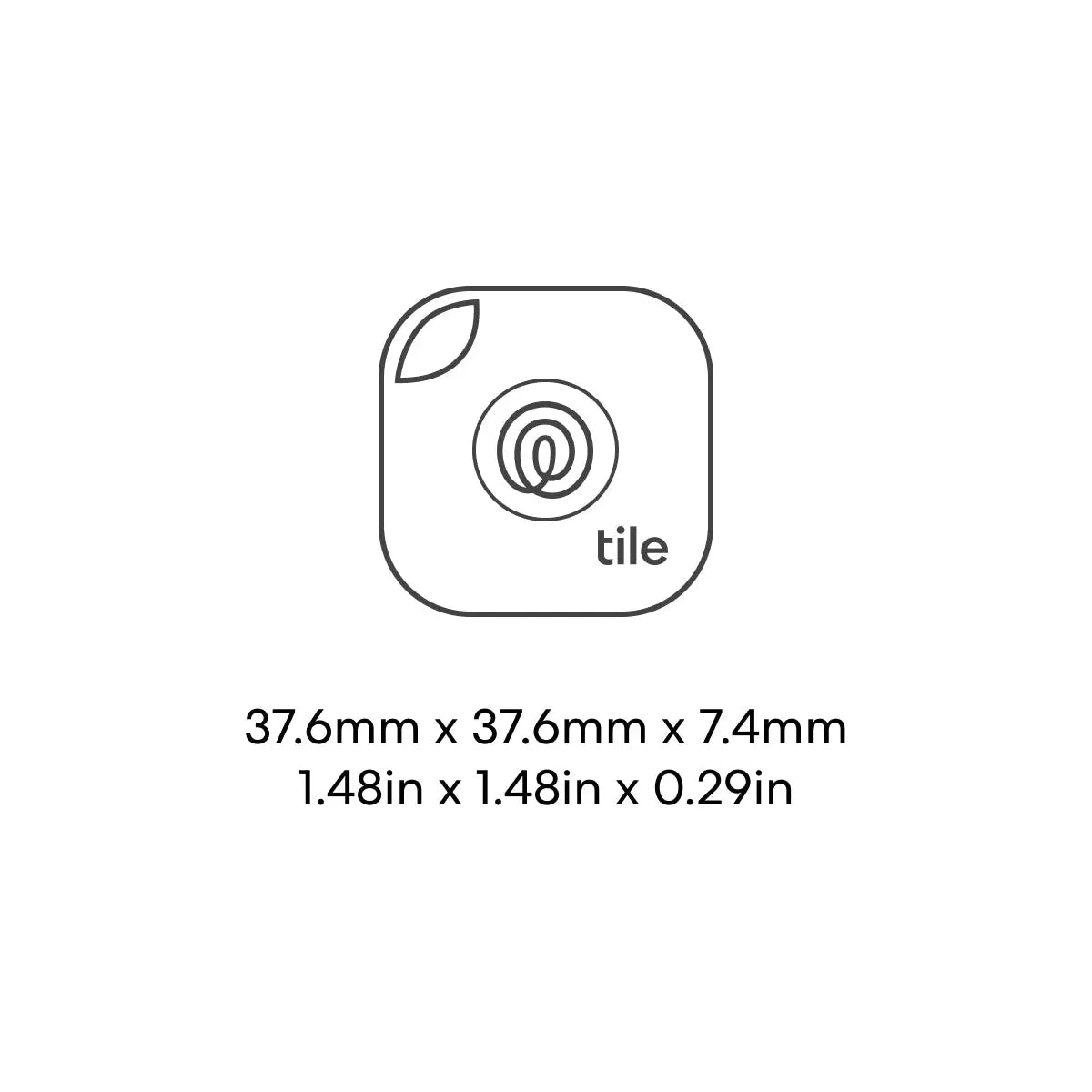 Tile Life360 Mate Bluetooth Tracker - White | 89-RE-60021 from Tile - DID Electrical