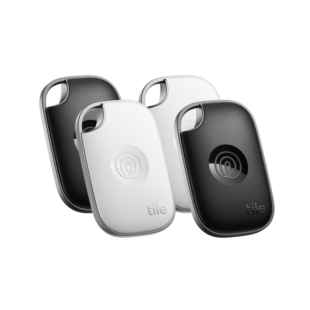Tile Life360 Pro Bluetooth Tracker Pack of 4 - Black &amp; White | 89-RE-61124 from Tile - DID Electrical