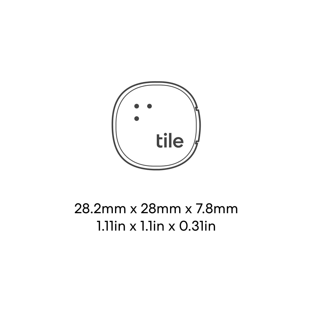 Tile Life360 Sticker Bluetooth Tracker - Black | 89-RE-63011 from Tile - DID Electrical
