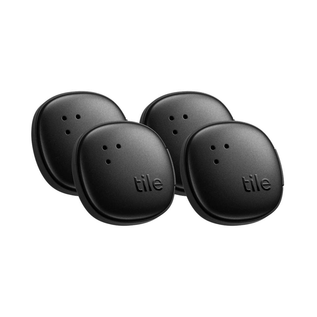 Tile Life360 Sticker Bluetooth Tracker Pack of 4 - Black | 89-RE-65012 from Tile - DID Electrical