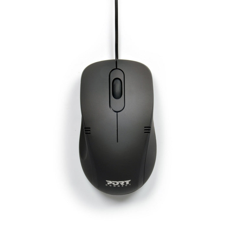 Port Connect Professional Wired Mouse - Black | 900400-PRO from Port Connect - DID Electrical