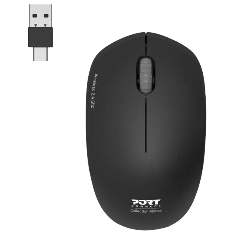 Port Connect Collection II Wireless Mouse - Black | 900540 from Port Connect - DID Electrical