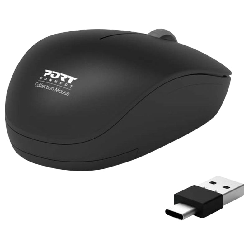 Port Connect Collection II Wireless Mouse - Black | 900540 from Port Connect - DID Electrical