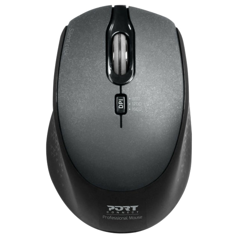 Port Connect Silent Wireless Mouse - Black | 900713 from Port Connect - DID Electrical