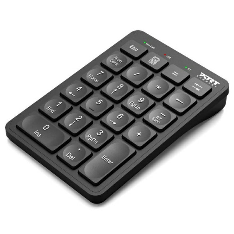 Port Connect Rechargeable Bluetooth Numeric Keypad - Black | 900802 from Port Connect - DID Electrical