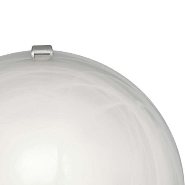 Brilliant 1 Light 60W Mauritius Wall and Ceiling Light - White | 90103/05 from Brilliant - DID Electrical