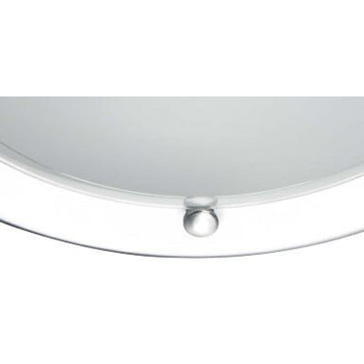 Brilliant 1 Light 40W Miramar Wall &amp; Ceiling Light - Chrome &amp; White | 90191/15 from Brilliant - DID Electrical