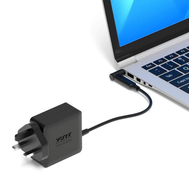 Port Connect 65W Universal GaN USB-C Power Adapter - Black | 904065UWUK
