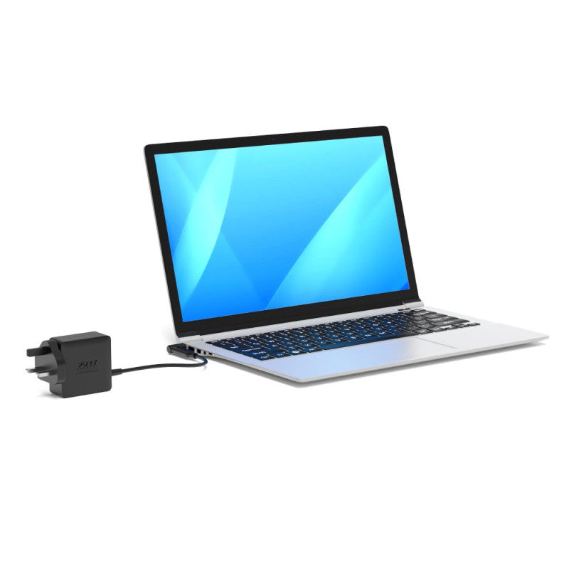 Port Connect 65W Universal GaN USB-C Power Adapter - Black | 904065UWUK