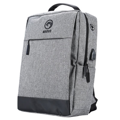 Marvo 15.6" Laptop Backpack with USB Charging Port - Grey | 907450 from Marvo - DID Electrical