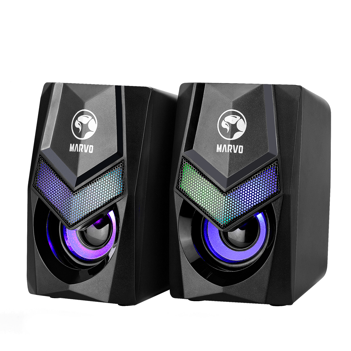 Marvo SG-118 2.0 Stereo RGB Gaming Speaker - Black | 920138 from Marvo - DID Electrical