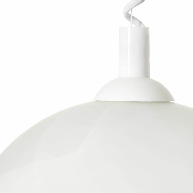 Brilliant 1 Light 60W Freya Pendant Light - White | 93220/05 from Brilliant - DID Electrical