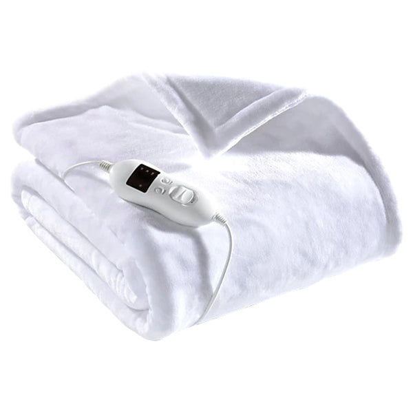 Dreamz Heated Electric Throw Blanket - White | 937206 from Daewoo - DID Electrical