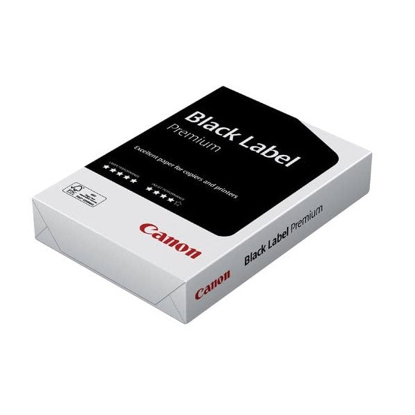 Canon Black Label Premium A4 75gsm FSC White Paper - (Pack of 1 x 500 Sheets) | 97001560 from Canon - DID Electrical