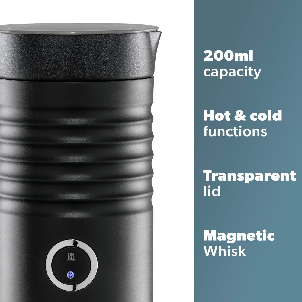 Daewoo 200ml Electric Milk Frother Warmer - Black | 970104 from Daewoo - DID Electrical