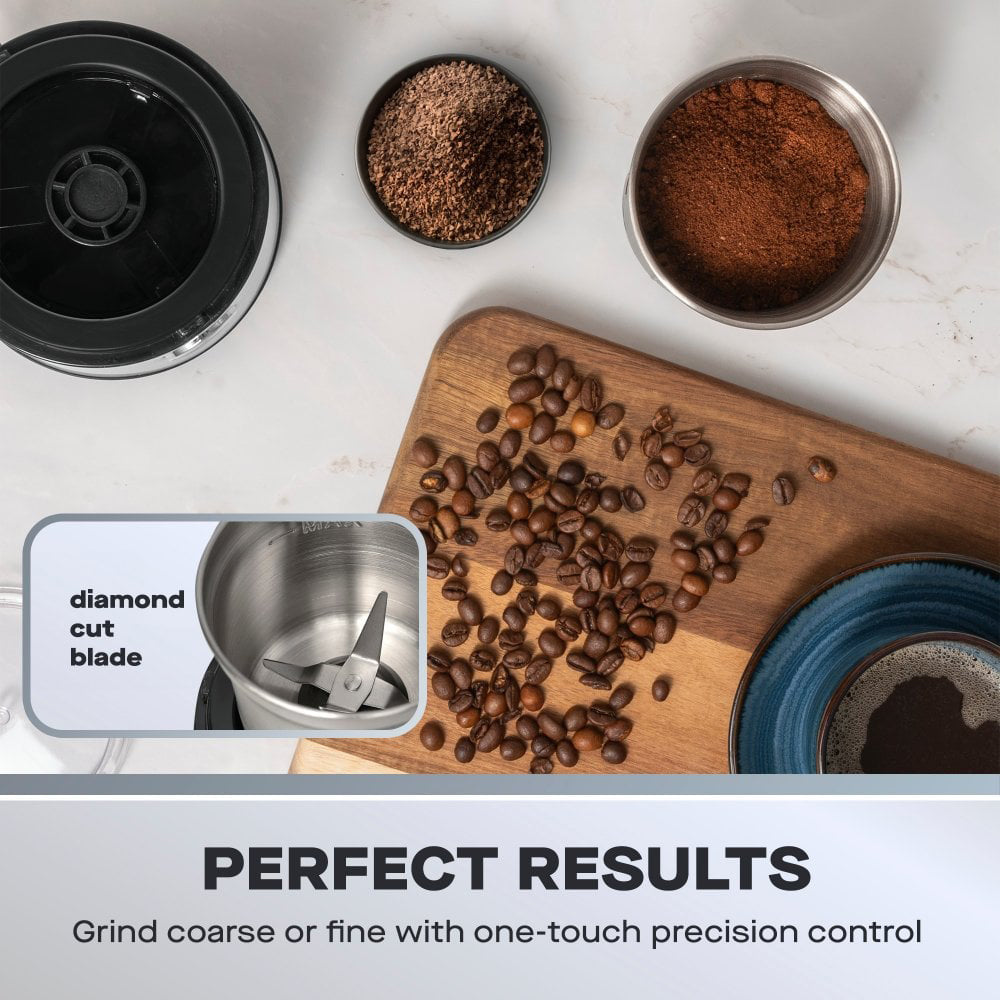 Daewoo Wet & Dry Coffee & Spice Grinder - Stainless Steel | 970128 from Daewoo - DID Electrical