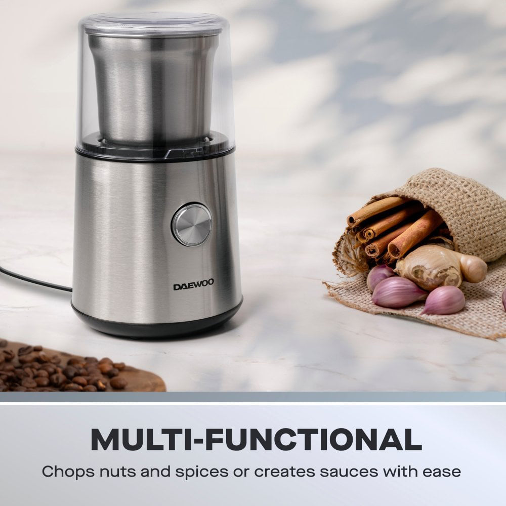 Daewoo Wet & Dry Coffee & Spice Grinder - Stainless Steel | 970128 from Daewoo - DID Electrical