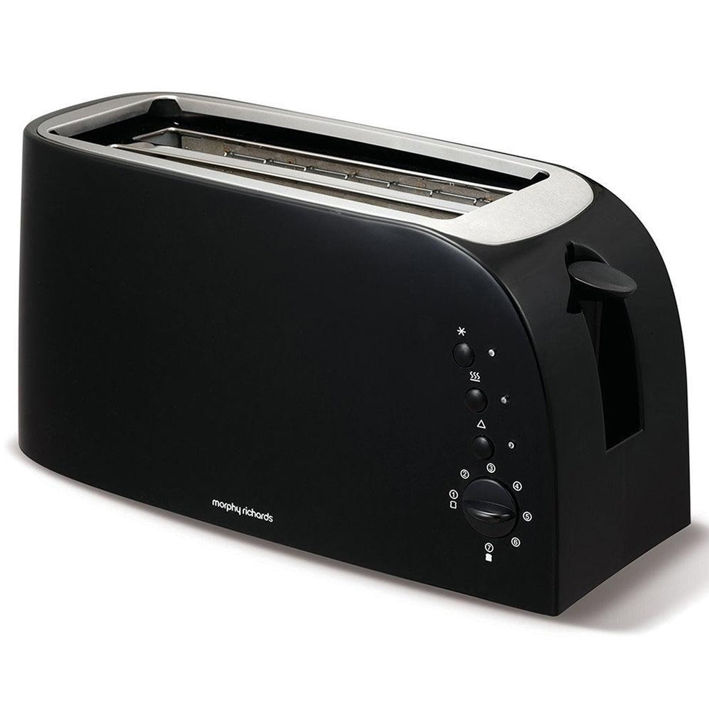 Morphy Richards Essentials 1500W 4 Slice Toaster - Black | 980608 from Morphy Richards - DID Electrical