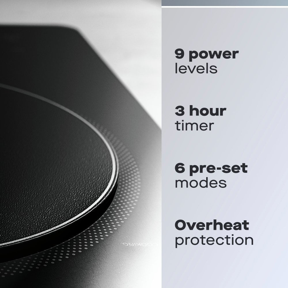 Daewoo 2200W Single Induction Hob - Black | 983753 from Daewoo - DID Electrical